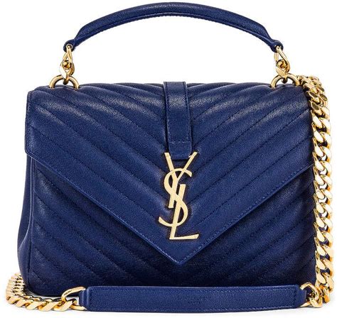 ysl blue purse